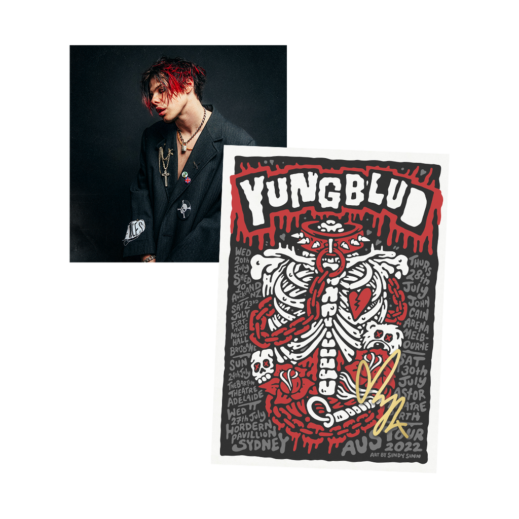 YUNGBLUD Digital Album + Signed Australian Tour Poster